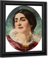 Mrs Caroline Norton, Lady Stirling Maxwell By William Etty Fine Art Print