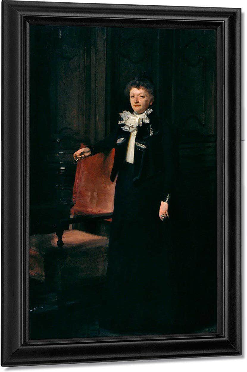 Mrs Charles Huntington (Later Jane, Lady Huntington) By John Singer Sargent Fine Art Print