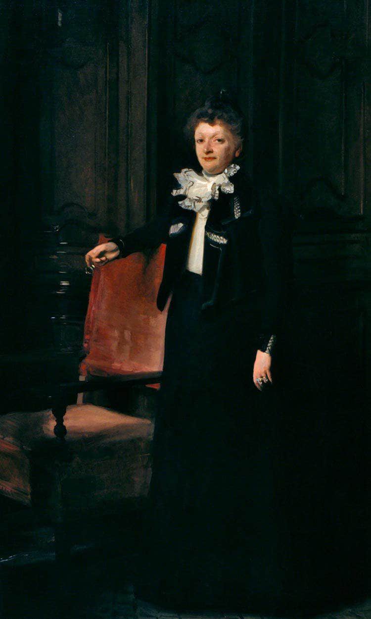Mrs Charles Huntington (Later Jane, Lady Huntington) By John Singer Sargent Fine Art Print