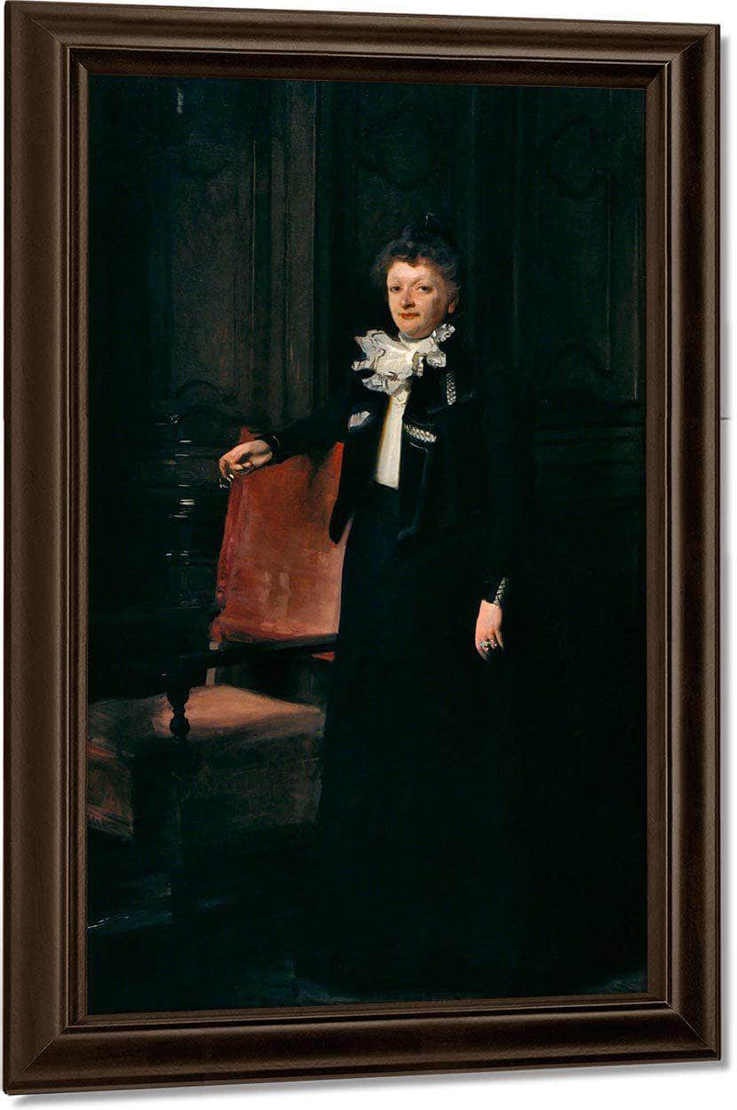 Mrs Charles Huntington (Later Jane, Lady Huntington) By John Singer Sargent Fine Art Print