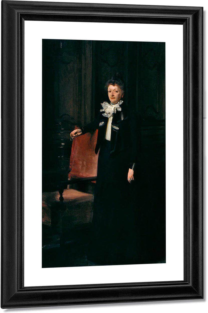 Mrs Charles Huntington (Later Jane, Lady Huntington) By John Singer Sargent Fine Art Print