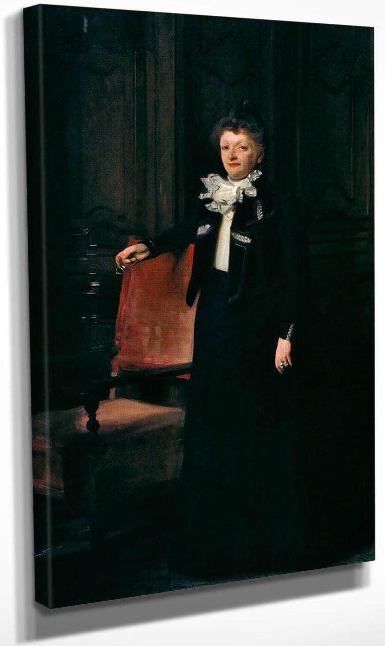 Mrs Charles Huntington (Later Jane, Lady Huntington) By John Singer Sargent Fine Art Print