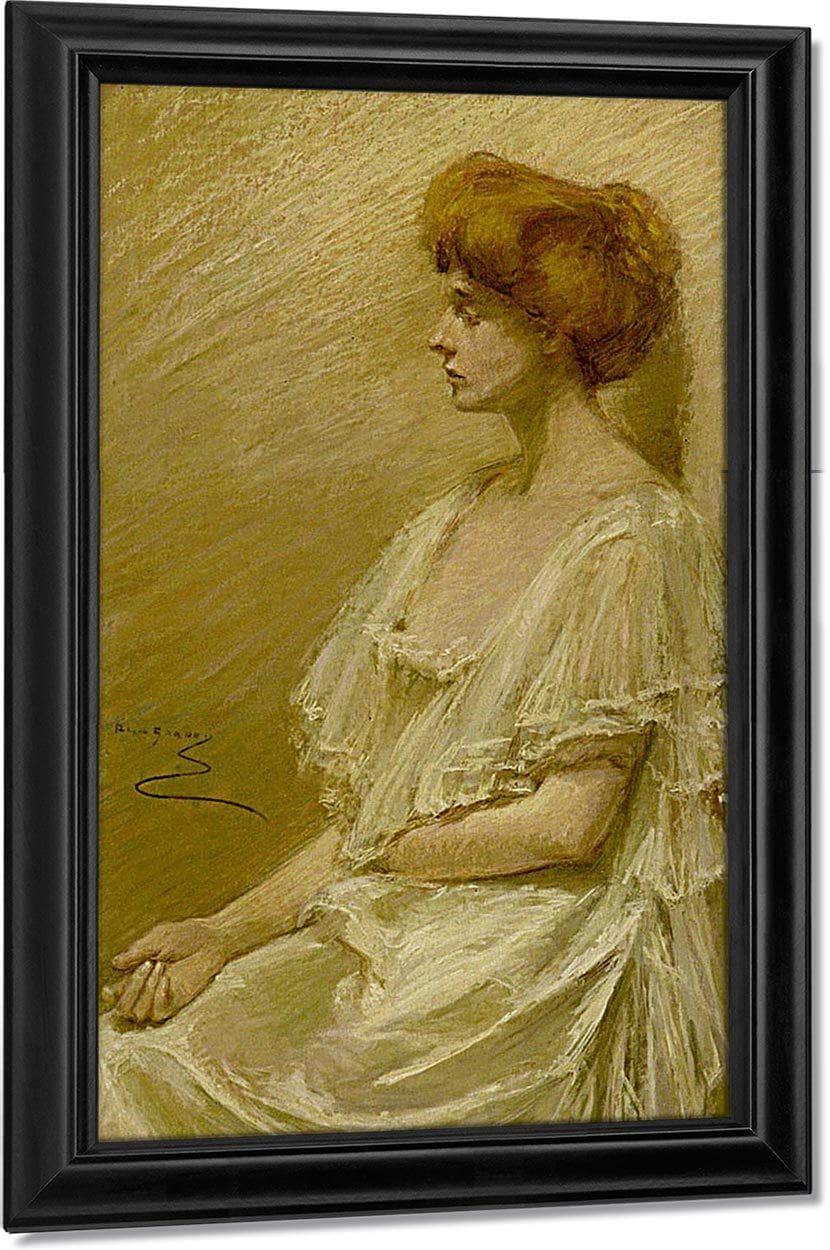 Mrs. Fleming Newbold By Alice Pike Barney Fine Art Print