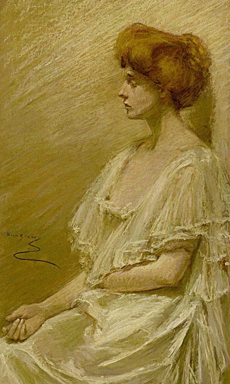 Mrs. Fleming Newbold By Alice Pike Barney Fine Art Print