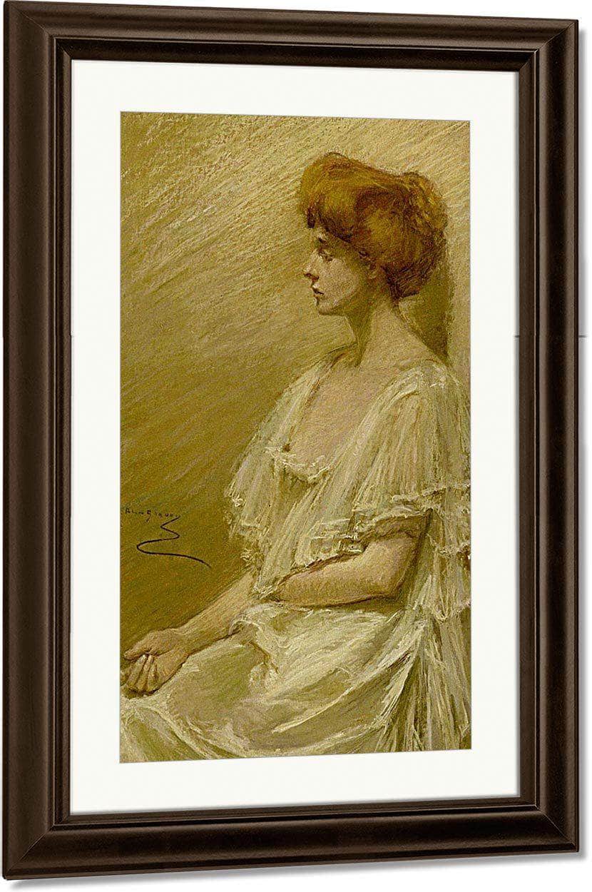 Mrs. Fleming Newbold By Alice Pike Barney Fine Art Print
