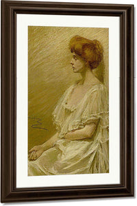 Mrs. Fleming Newbold By Alice Pike Barney Fine Art Print