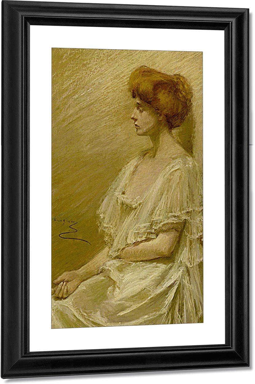 Mrs. Fleming Newbold By Alice Pike Barney Fine Art Print