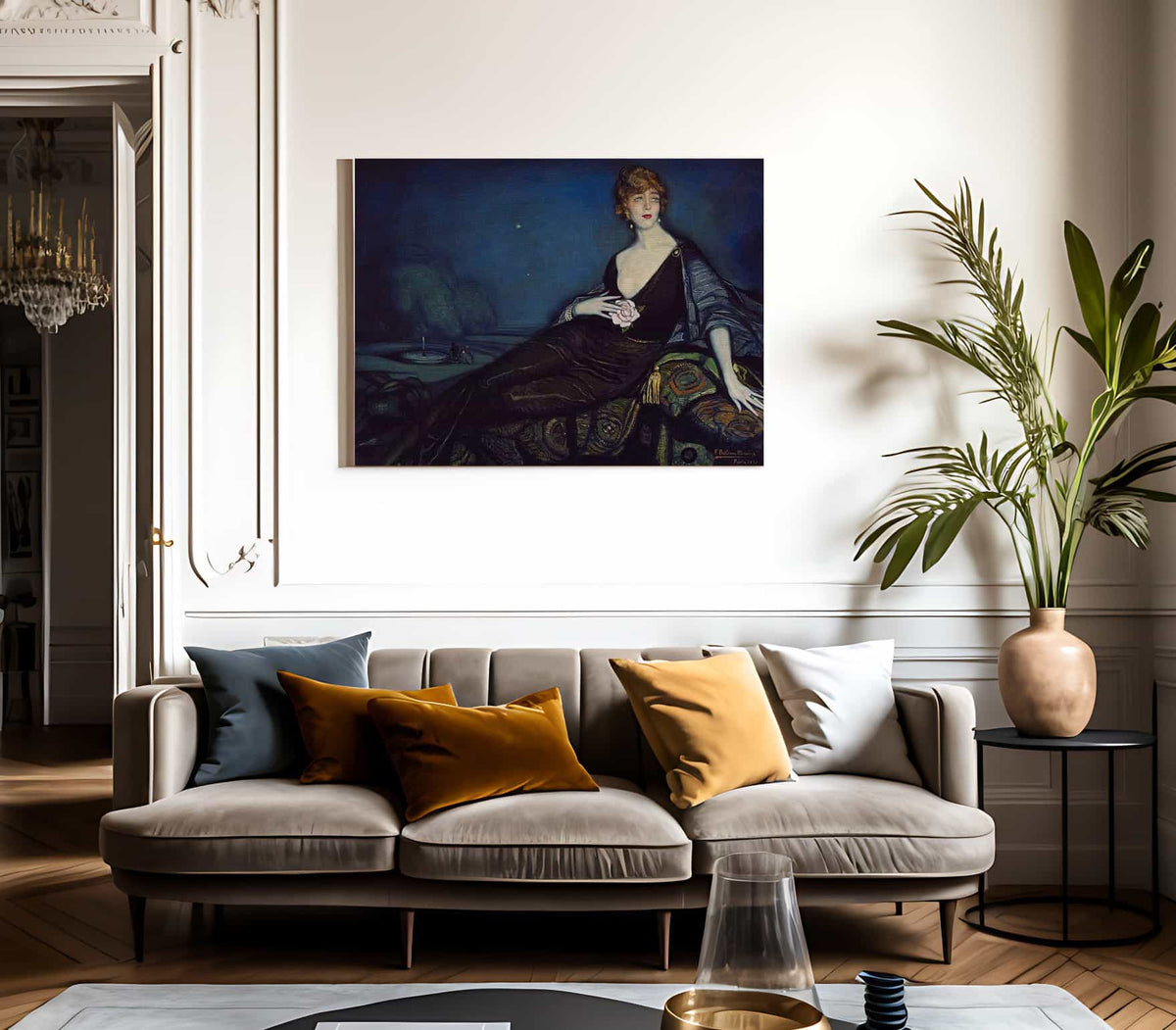 Mrs Freda Dudley Ward By Federico Beltran Masses Fine Art Print
