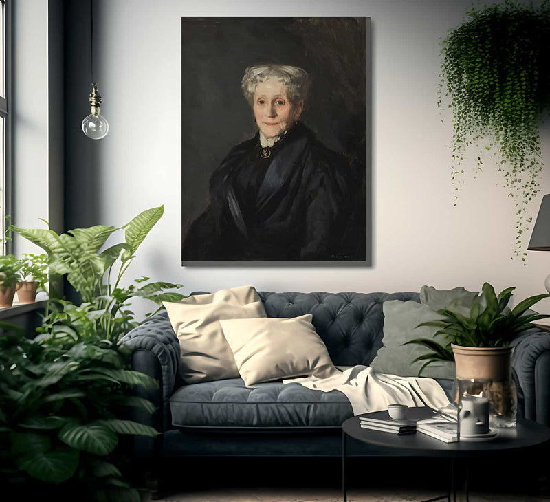 Mrs. George Cotton Smith By Robert Henri Fine Art Print