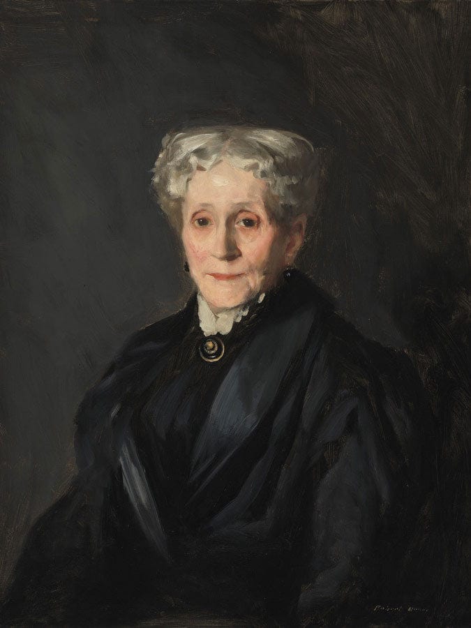 Mrs. George Cotton Smith By Robert Henri Fine Art Print