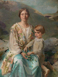 Mrs James Blathwaite Drinker And Her Son 1922 By Cecilia Beaux Fine Art Print
