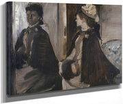 Mrs Jeantaud In The Mirror By Edgar Degas Fine Art Print