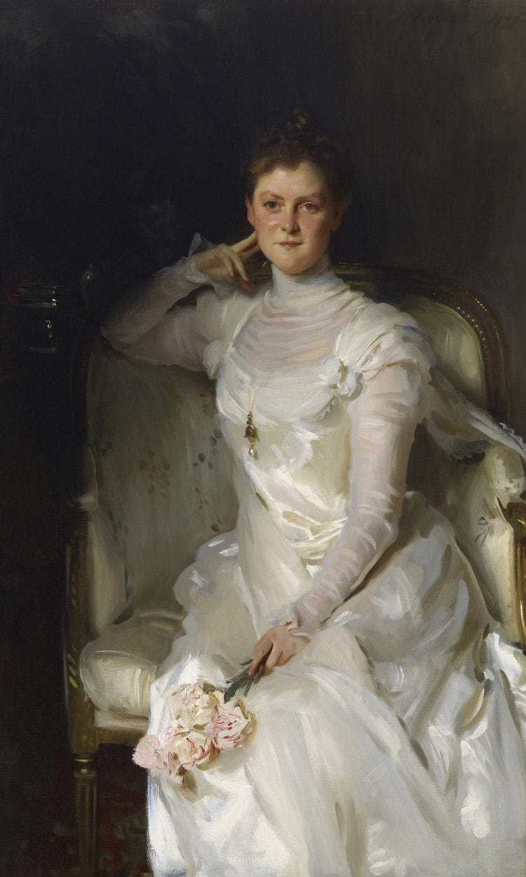 Mrs. Joshua Montgomery Sears (Sarah Choate Sears) By John Singer Sargent Fine Art Print
