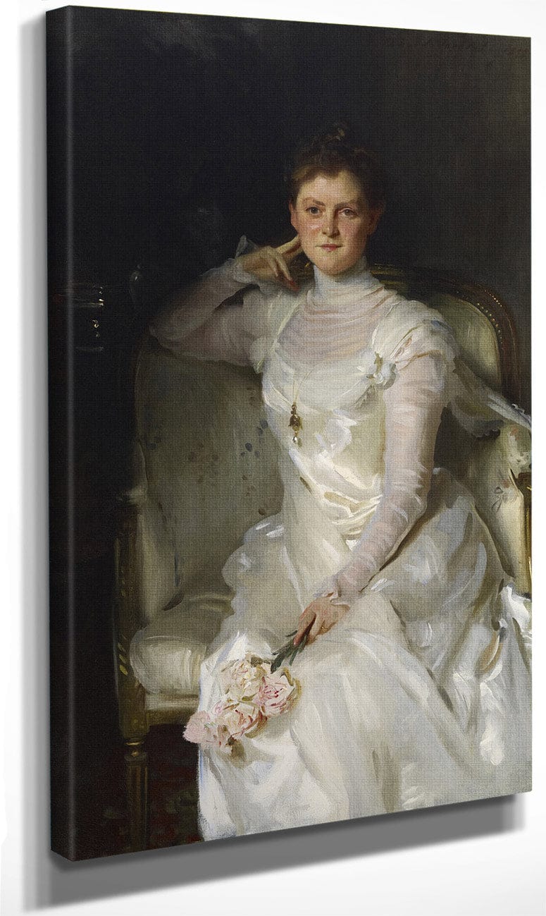 Mrs. Joshua Montgomery Sears (Sarah Choate Sears) By John Singer Sargent Fine Art Print
