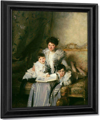 Mrs Knowles And Her Children By John Singer Sargent Fine Art Print