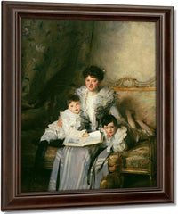 Mrs Knowles And Her Children By John Singer Sargent Fine Art Print