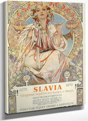 Mrs Leslie Carter By Alphonse Mucha Fine Art Print