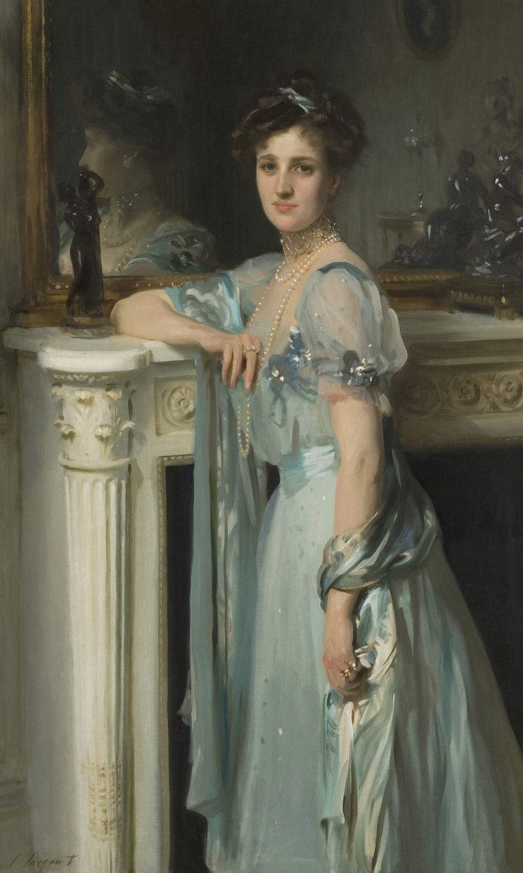 Mrs. Louis E. Raphael (Henriette Goldschmidt) By John Singer Sargent Fine Art Print