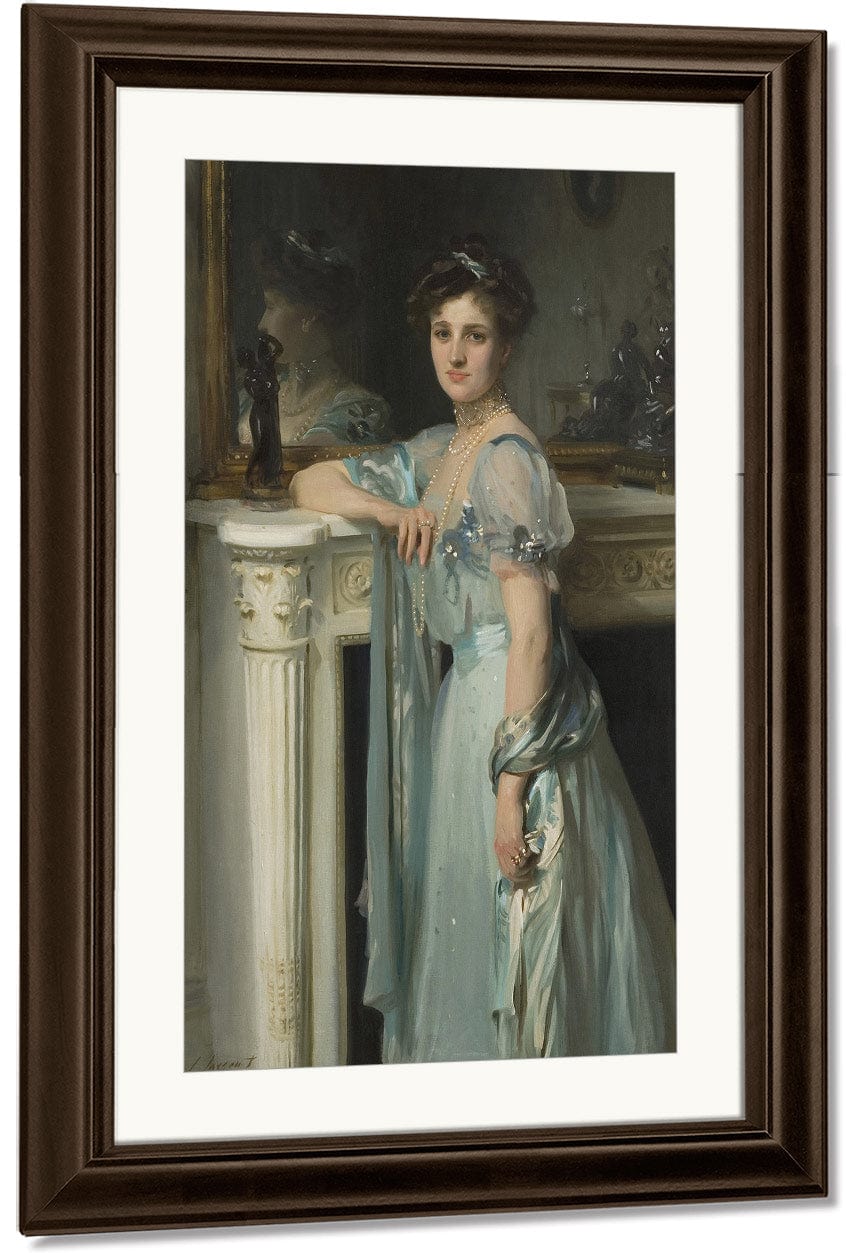 Mrs. Louis E. Raphael (Henriette Goldschmidt) By John Singer Sargent Fine Art Print