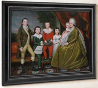 Mrs. Noah Smith And Her Children By Ralph Earl Fine Art Print