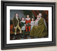 Mrs. Noah Smith And Her Children By Ralph Earl Fine Art Print