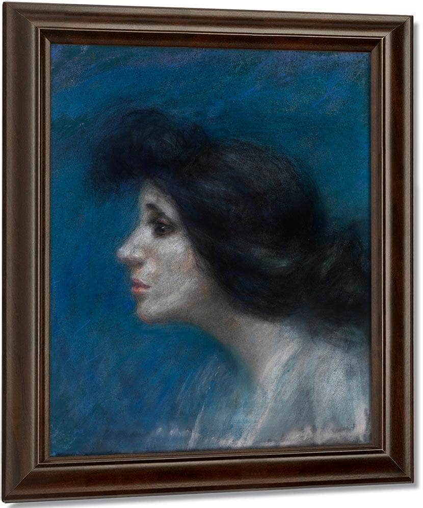 Mrs. Patrick Campbell By Alice Pike Barney Fine Art Print