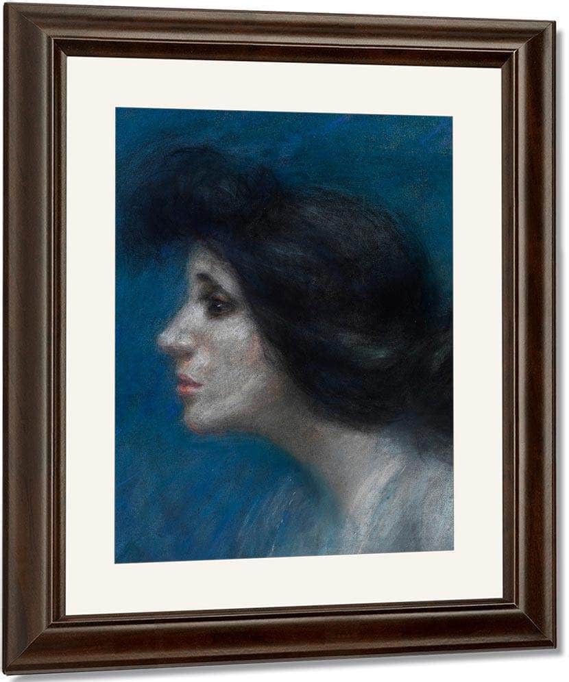Mrs. Patrick Campbell By Alice Pike Barney Fine Art Print