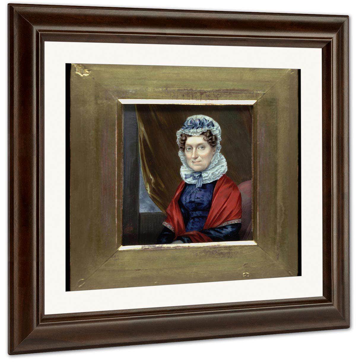Mrs. Putnam Catlin (Mary  Polly  Sutton) By George Catlin Fine Art Print