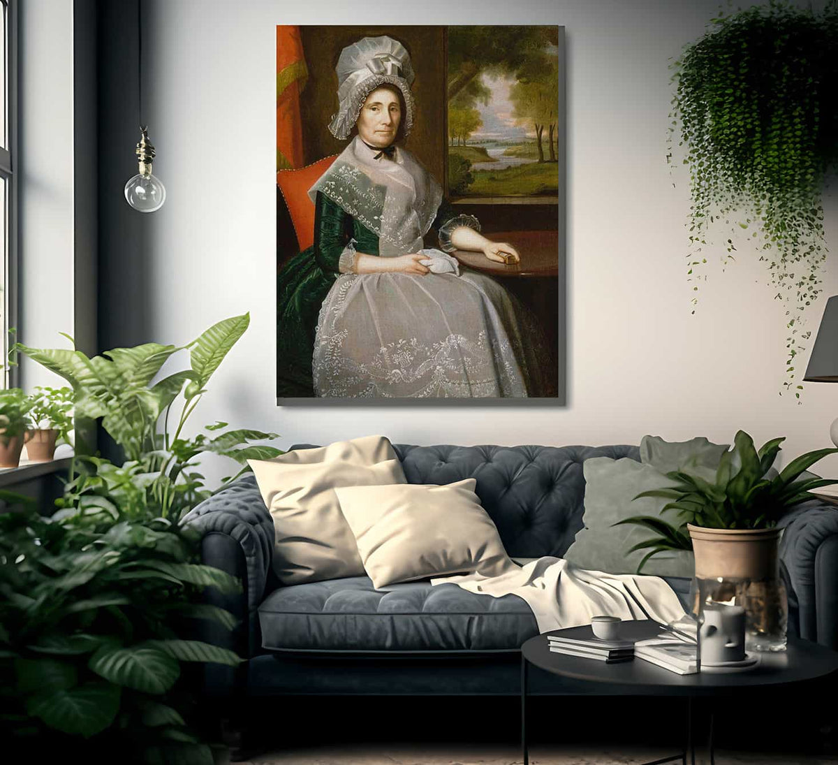 Mrs. Richard Alsop By Ralph Earl Fine Art Print