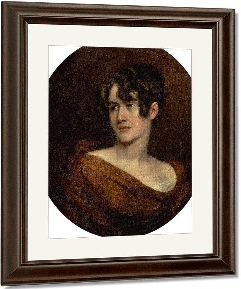 Mrs. Robert Ball (Eliza Wright) Hughes By John Trumbull Fine Art Print