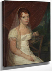 Mrs. Robert Dickey (Anne Brown) By John Wesley Jarvis Fine Art Print