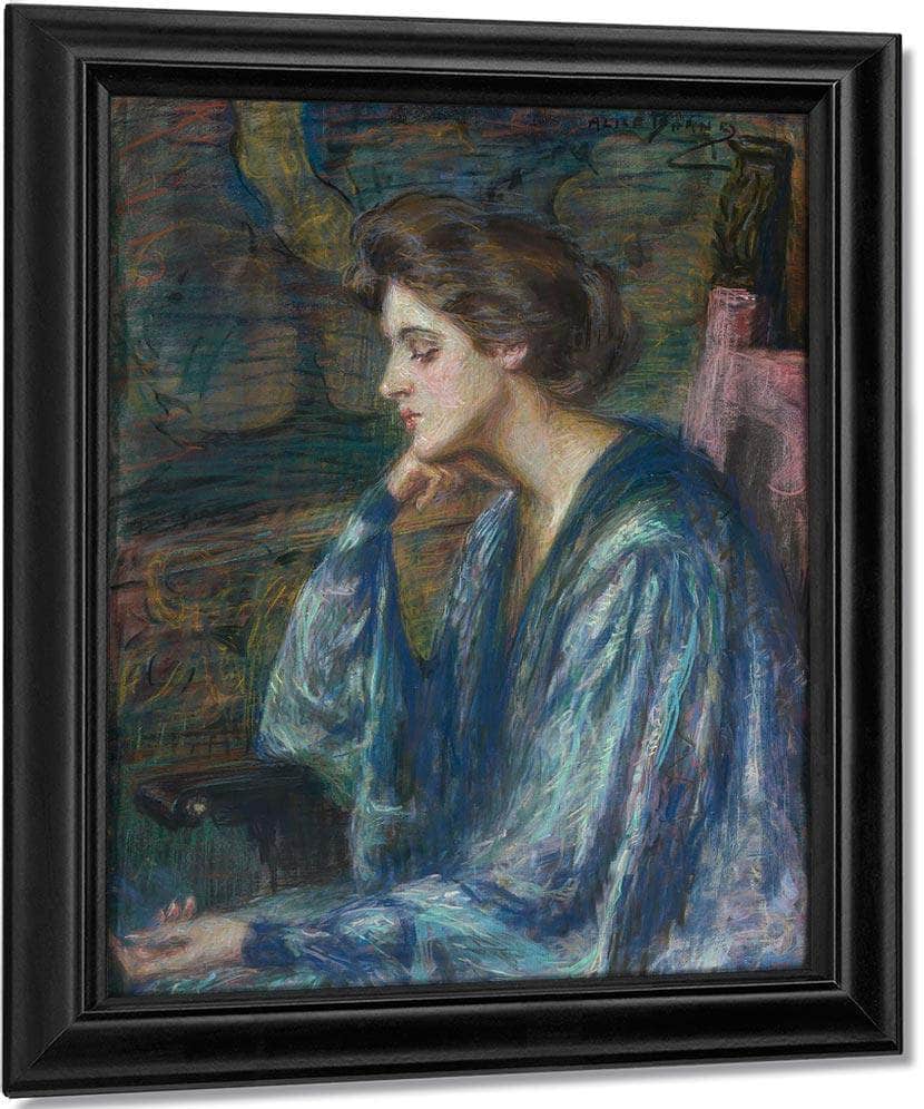 Mrs. Roosevelt Scovel By Alice Pike Barney Fine Art Print