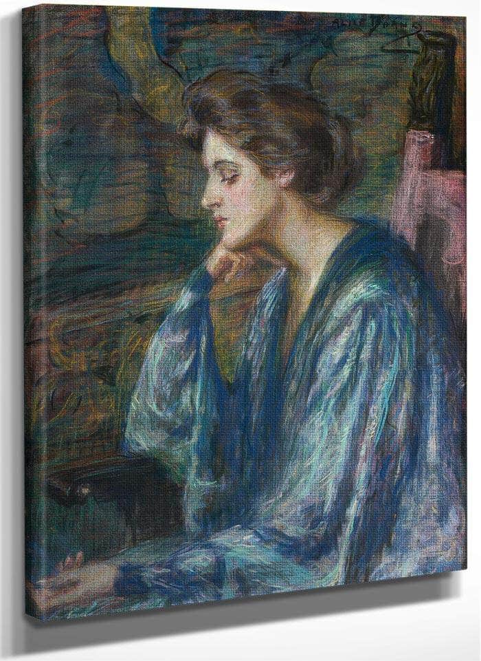 Mrs. Roosevelt Scovel By Alice Pike Barney Fine Art Print