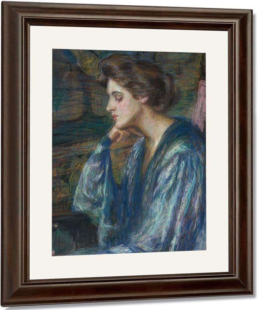 Mrs. Roosevelt Scovel By Alice Pike Barney Fine Art Print