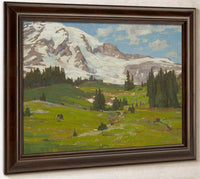 Mt. Rainier Washington 1915 By William Wendt Fine Art Print