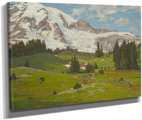 Mt. Rainier Washington 1915 By William Wendt Fine Art Print