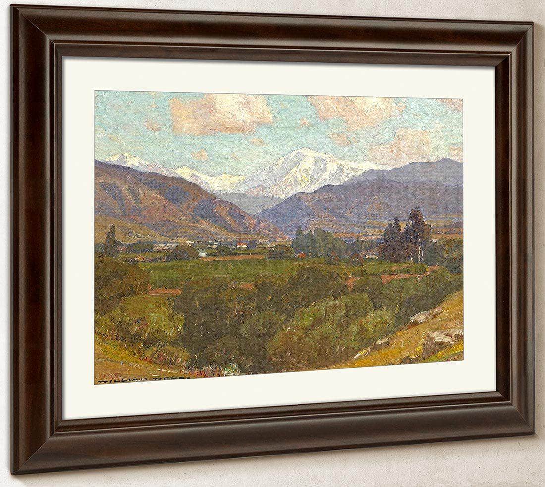 Mt. San Antonio 1912 By William Wendt Fine Art Print