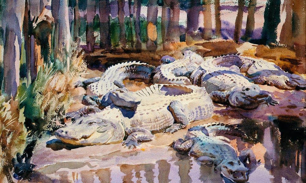 Muddy Alligators By John Singer Sargent Fine Art Print