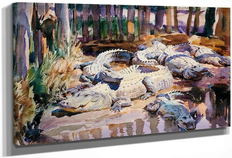 Muddy Alligators By John Singer Sargent Fine Art Print