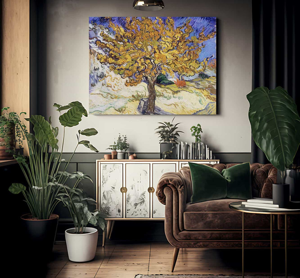 Mulberry Tree By Vincent Van Gogh Fine Art Print