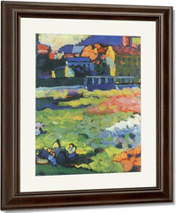Munich Schwabing With The Church Of St. Ursul 1908 By Wassily Kandinsky Fine Art Print