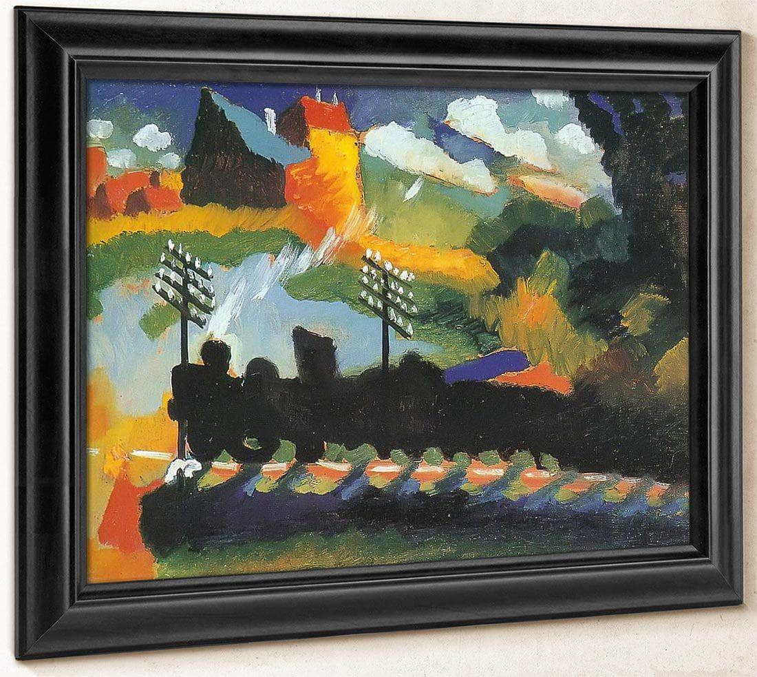 Murnau View With Railway By Wassily Kandinsky Fine Art Print