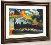 Murnau View With Railway By Wassily Kandinsky Fine Art Print