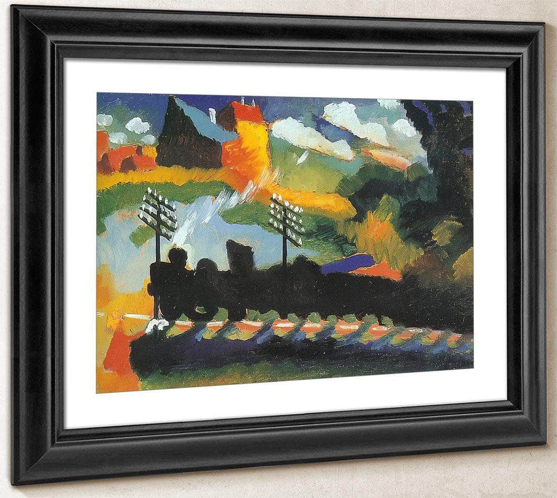 Murnau View With Railway By Wassily Kandinsky Fine Art Print