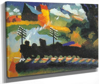 Murnau View With Railway By Wassily Kandinsky Fine Art Print