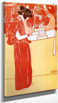 Music, 1901 By Gustav Klimt Fine Art Print