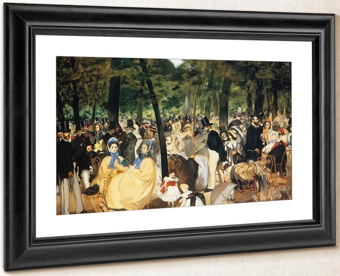 Music At The Tuileries By Edouard Manet Fine Art Print