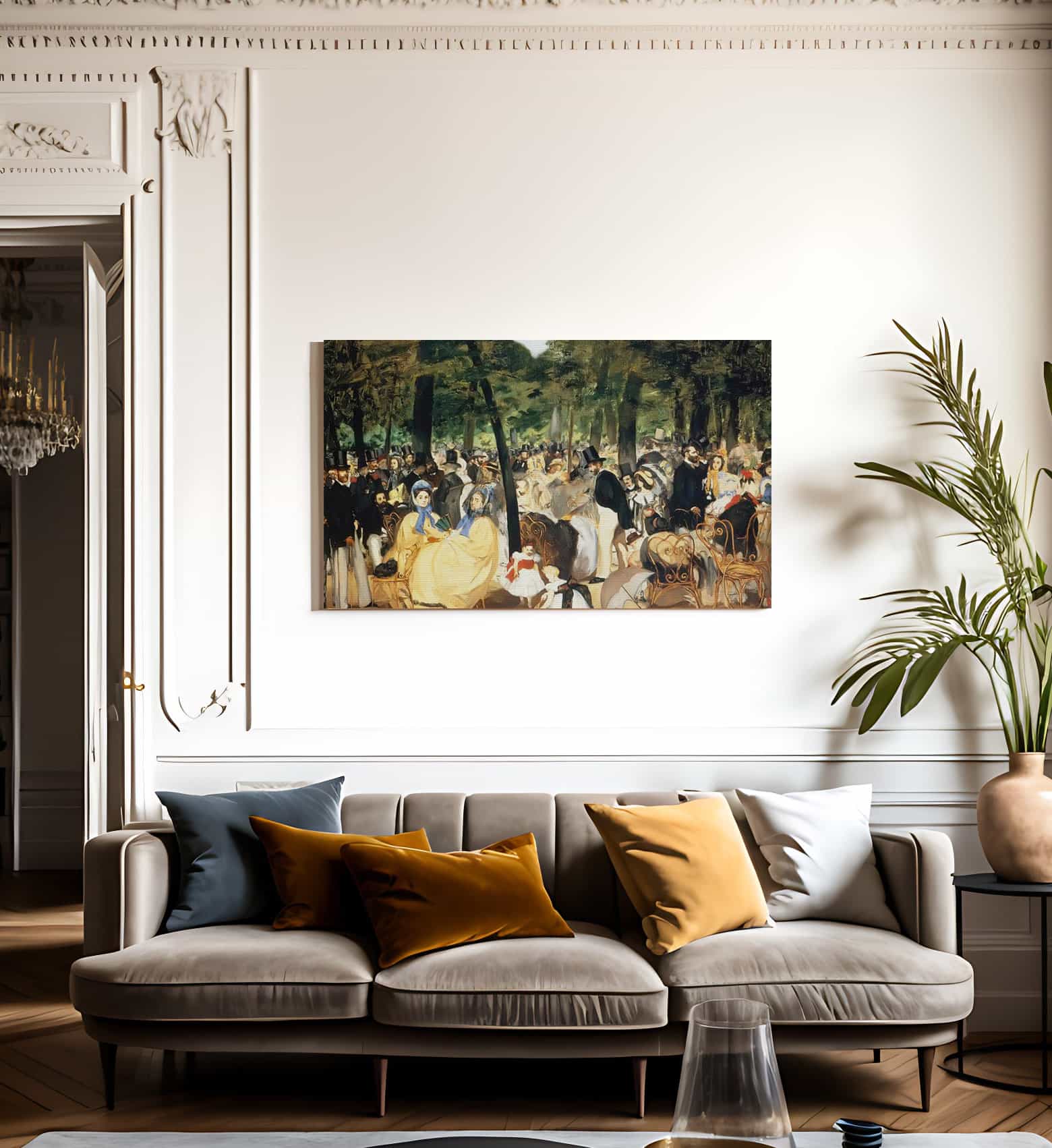 Music At The Tuileries By Edouard Manet Fine Art Print