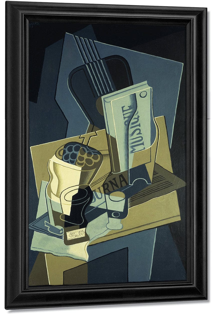 Music Book 8127 By Juan Gris Fine Art Print