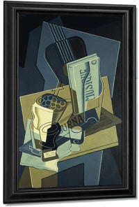 Music Book 8127 By Juan Gris Fine Art Print